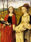 Sts Margaret and Mary Magdalene with Maria Portinari Hugo van der Goes